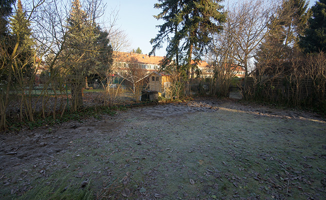 Garten nach Räumung